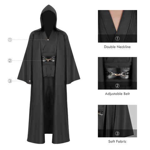 Hooded Robe and Tunic for Cosplay Costume