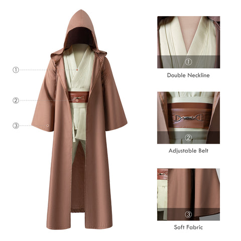 Hooded Robe and Tunic for Cosplay Costume